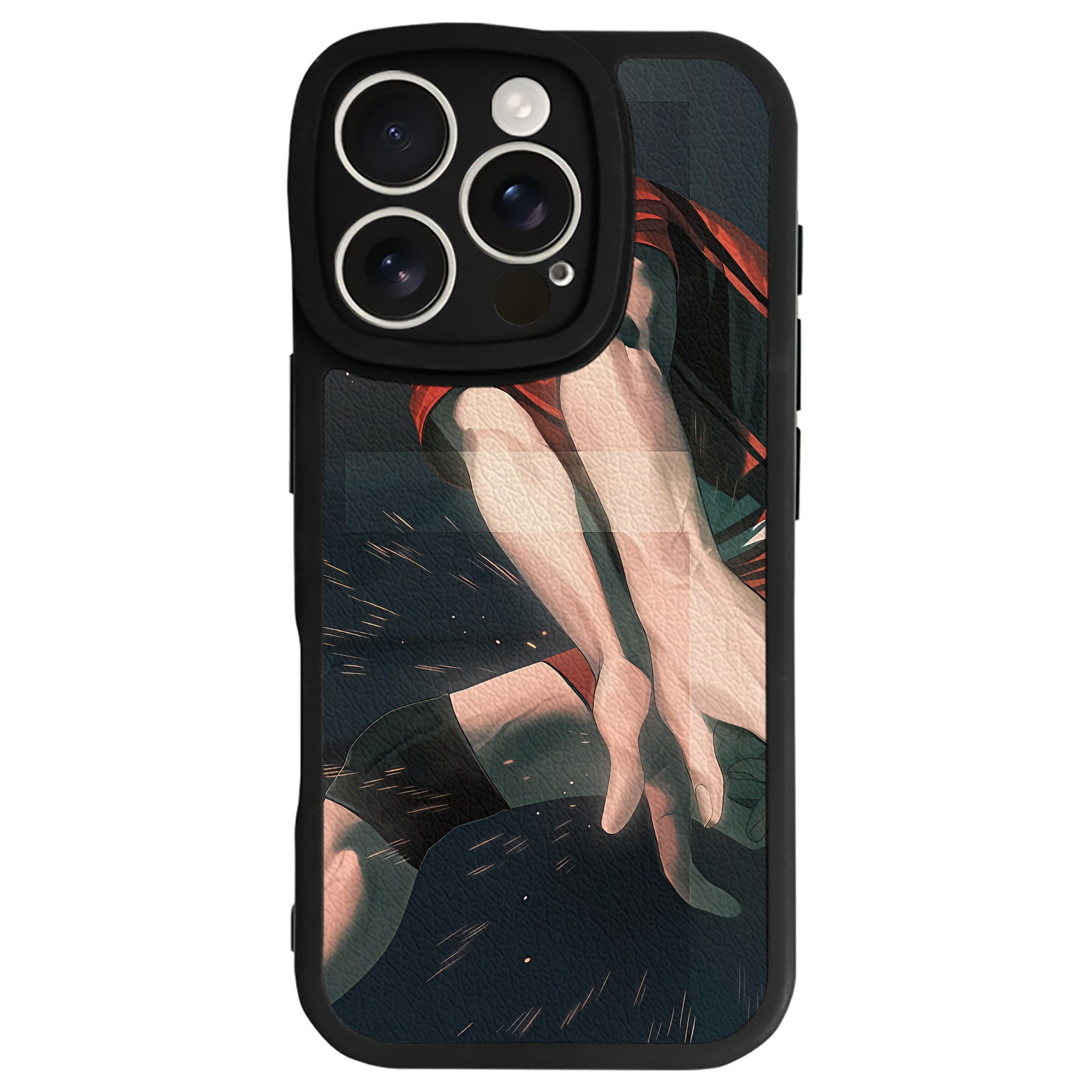 （画像用） ハイキュー!! Haikyu!! 【iPhone 16シリーズ対応】シリコンスマホケース（レザー調） 材質：シリコン